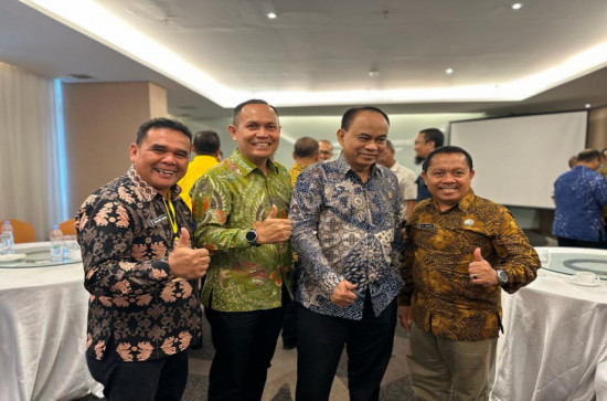 Menkominfo RI Berkunjung Ke Riau, Kominfo  Kampar Sampaikan Langsung Kondisi Blank Spot di Kampar. 