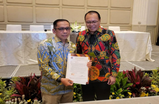 Pj Sekda Kampar Tandatangani Fakta Integritas Komitmen RDTR dengan Kementerian Agraria Dan Tata Ruang/BPN RI. 