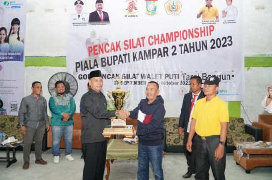 Diikuti 4 Provinsi di Sumatera, Pj Bupati Kampar Buka Kejuaran Pencak Silat Championship Piala Bupati Kampar II. 