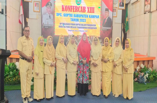 Ricana Djayanti Hambali Terpilih Secara Aklamasi Sebagai Ketua DPC PP PAUD Kabupaten Kampar. 