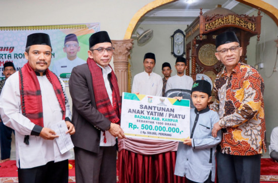 Safari Ramadhan Desa Pantai Raja, Pj. Sekda Kampar: Tingkatkan Ukhuwah Untuk Mendukung Program Pemerintah Kabupaten Kampar. 