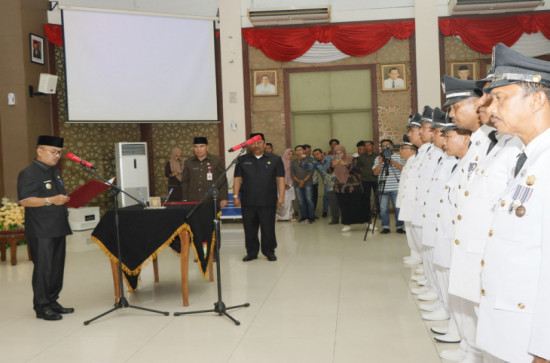 Penjabat Kepala Desa Diambil Sumpah Dan dilantik, Ini Nama - Nama 10  Penjabat Kepala Desa Di Kabupaten Kampar Tahun 2023. 