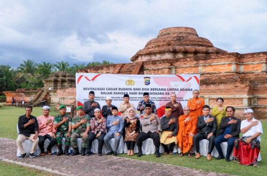 Ikuti Secara Virtual Acara Revitalisasi Cagar Budaya Dalam Rangka Hari Bhayangkara Ke-77 Pj. Sekda Kampar : Sikap Nasionalisme dan Toleransi Beragama Kunci Indonesia Maju dan Pemilu Damai