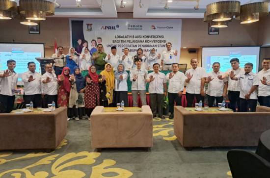 Ketua TPPS Kabupaten Kampar Buka Lokalatih 8 Aksi Konvergensi Percepatan Penurunan Stunting.