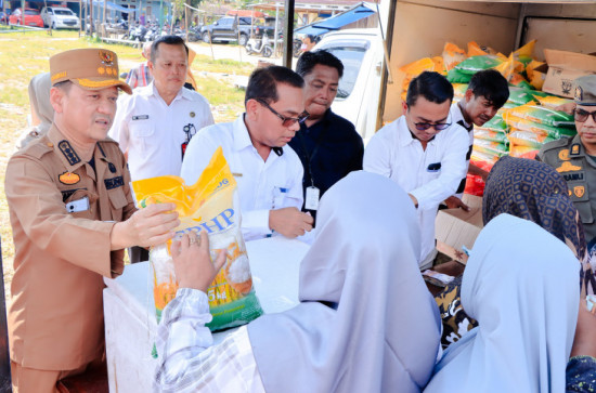 Gerakan Pangan Murah Serentak se-Indonesia di Pusatkan di Kebun Durian Gunung Sahilan