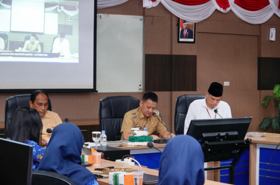 Ikuti Rilis Inflasi Bersama BPS Kampar, Pj Bupati Kampar Hambali; Inflasi Pemkab Kampar Berada di Angka 1,46 Persen.