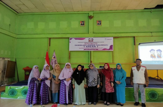 Pemda Kampar bersama GOW Kab. Kampar Hadiri Launching Sekolah Lansia (Salsa) Kab. Kampar