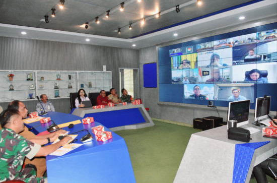 Ikuti Rakor Inflasi, Ini Angka Terbaru Inflasi Kabupaten Kampar Juli 2024. 