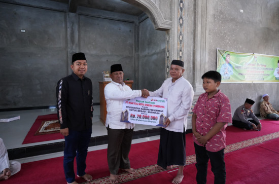 Penjabat Sekda Kampar Pimpin Tim II Safari Ramadhan Kunjungi Desa Sumber Sari. 