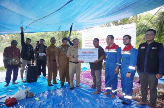 Asisten III Setda Kampar Hadiri Peresmian Program Keramba Apung CSR Pertamina Gas ORA