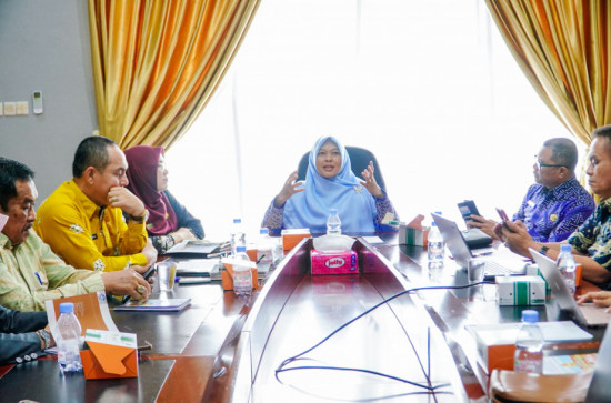 Pimpin Langsung Rapat Implementasi Program IKM, Bunda PAUD Kampar Ricana Djayanti ; Pahami Tujuan dan Manfaat Kurikulum Merdeka. 