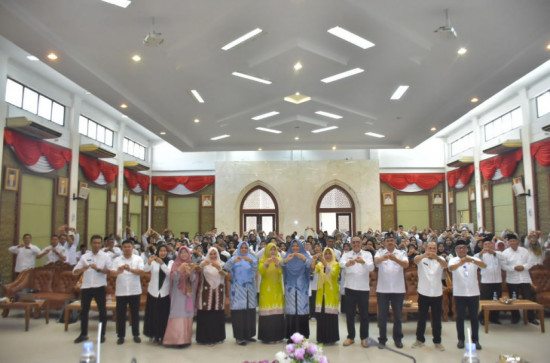 Pj Ketua TP PKK Kabupaten Kampar Resmi Buka Sosialisasi Penguatan Transisi Paud Ke SD Yang Menyenangkan.