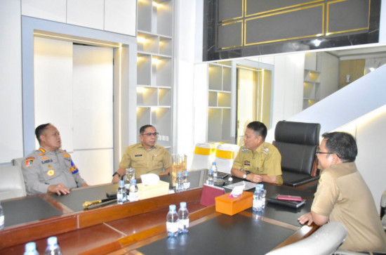 Silahturrahim Kepala SPN Polda Riau Dengan Pj. Bupati Kampar, Hambali : Jalin Kerjasama Dan Tingkatkan Sinergitas. 