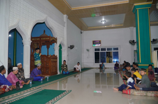Pj.Bupati Kampar Halal Bi Halal Di Masjid AT - Taqwa Desa Koto Tibun.