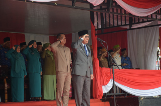 Upacara Peringatan Hari Pahlawan Tingkat Kabupaten Kampar 2024, Azwan : Momentum mengenang Jasa Para Pahlawan. 