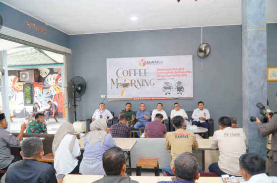 Jelang H-2 Pemilu, Bawaslu Kampar Pererat Sinergitas Bersama Forkopimda Dan Insan Pers.