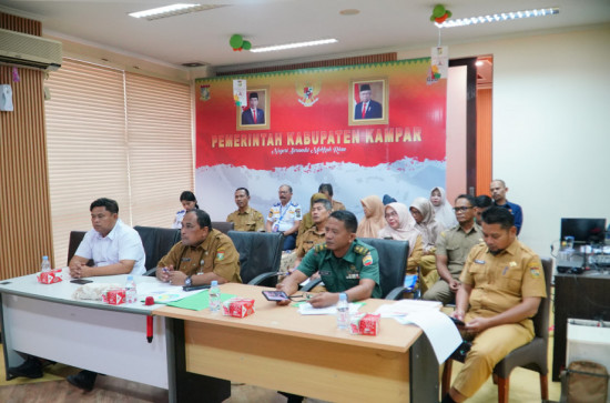 Rakor Inflasi Per Agustus, Ada Fluktuasi Harga Komoditi Utama, Sampai Hari Ini Kampar telah Lakukan 31 Gerakan Pasar Murah. 