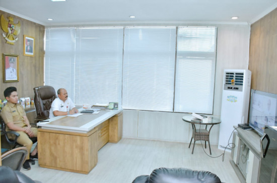 Terkait Tabung LPG 3 Kg, Pemkab Kampar Webinar bersama Ditjen Migas Kementerian ESDM.