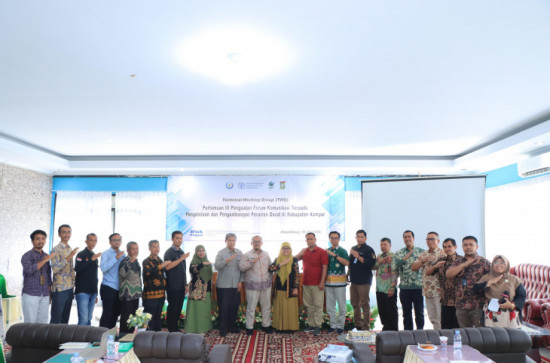Kolaborasi Bersama Kementerian Kelautan dan Perikanan, IFISH-FAO, Pemkab Kampar Laksanakan Pertemuan TWG.