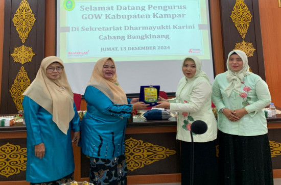 GOW Kab. Kampar Sambangi DYK Cab. Bangkinang, Dalam Rangka Kunker dan Sharring Kegiatan Organisasi