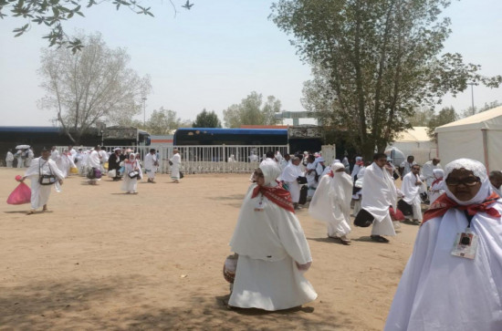 Jamaah Kampar Kloter 5 Tiba di Arafah