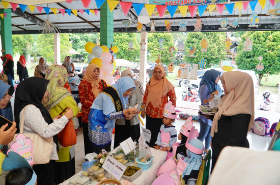 Bunda Paud Kab. Kampar Buka Kegiatan Praktek Program P5 Paud Terpadu Pertiwi Bangkinang Kota. 