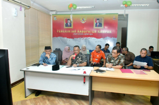 Pemkab Kampar Ikuti Rakor Perkembangan Penyelesaian Aset Bermasalah Tahun 2024 di wilayah Provinsi Riau 