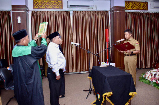 Mewakili Pj Bupati Kampar, Penjabat Sekda Kampar Lantik Pejabat Fungsional. 