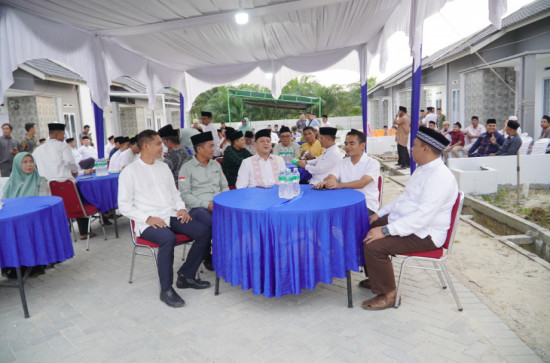 Giat Safari Ramadhan Bersama Pj. Bupati Kampar, Danyon 132/BS Wujudkan Sinergitas dan Silahturahmi 