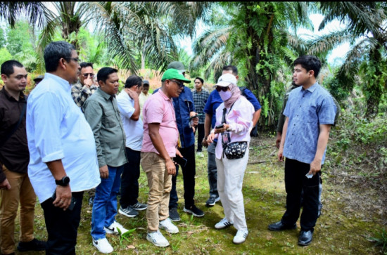 Pemkab Kampar Dampingi Tim Menko Polhukam dalam Peninjauan Lapangan Tanah Ulayat Persukuan Piliang Ganting