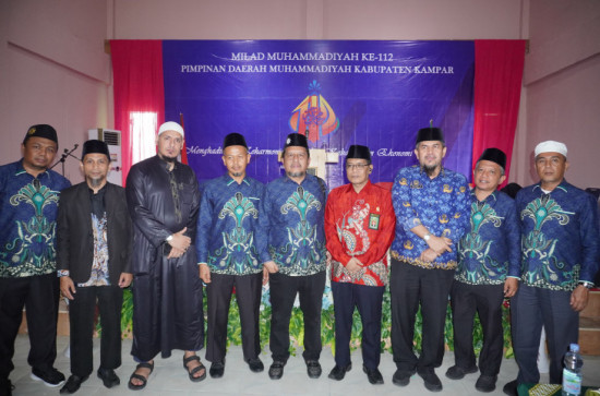 Wakiki Pj Bupati Kampar, Staf Ahli Riedel Fitri Hadiri Resepsi Milad Muhammadiyah ke-112. 