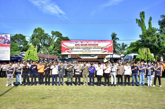 Siap Amankan Nataru 2025 Operasi Lilin Lancang Kuning 2024 Resmi di Lepas. 