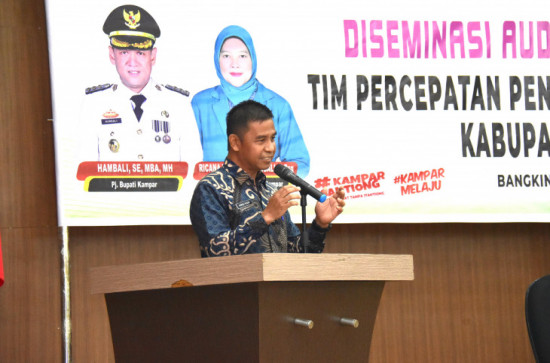 Pj Sekda Kampar Buka Diseminasi Audit Kasus Stunting.  Ahmad Yuzar: “Stunting bukan hanya masalah kesehatan, tetapi juga masalah masa depan bangsa.”