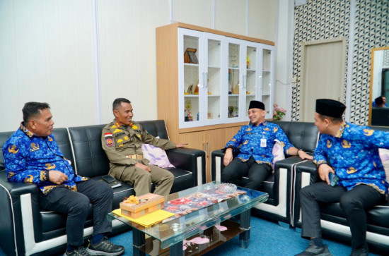 Bangun Sinergisitas, Plt. Kadis Kominfo Kampar Audiensi Ke Diskominfotik Riau