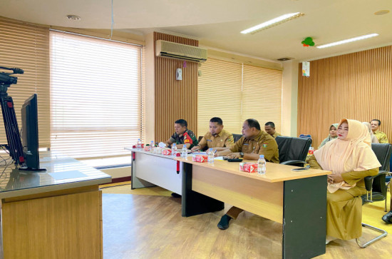 Pemkab Kampar Ikuti Rakor Inflasi Dengan Kemendagri RI 