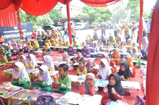 Dinas Perpustakaan Dan Kearsipan Kab. Kampar Gelar Lomba Mewarnai Dan Bertutur Tahun 2024.