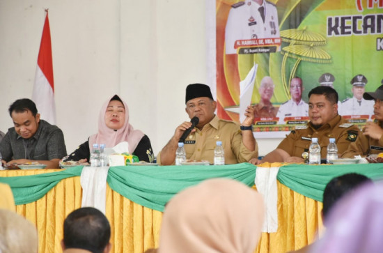 Musrebangcam Tahun 2025, Drs Yusri ; Selain Infrastruktur, Stunting dan Kemiskinan Ekstrem Wajib di Laksanakan Sampai ke Desa. 