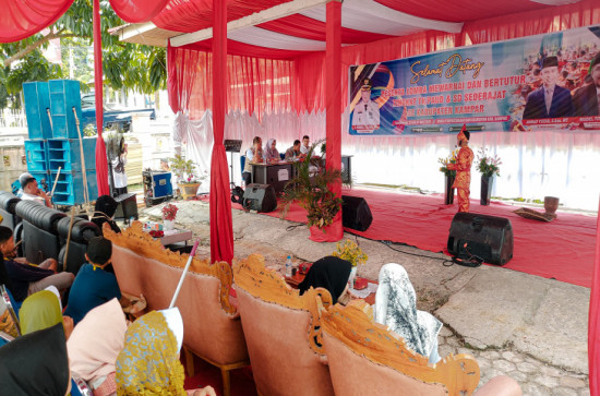 Dinas Perpustakaan Dan Kearsipan Kab. Kampar Gelar Lomba Bertutur Untuk Tingkat SD/MI Se-Kab. Kampar