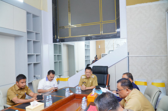 Terkait Sangketa Lahan, Pj Bupati Terima Audiensi Tokoh Masyarakat dan Ninik Mamak Kepau Jaya. 