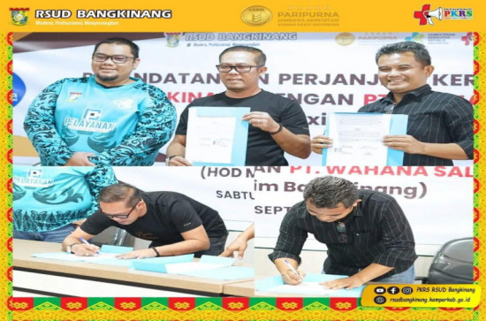 RSUD Bangkinang Berinovasi dengan Layanan Antar Obat Kerja Sama MAXIM yang Nernama ASMARA (Antar Medikasi Anda di Rumah Aja). 