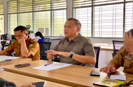 Selama Kampar Expo, Stand Diskominfo Hadirkan Doorprize Voucer Gratis.