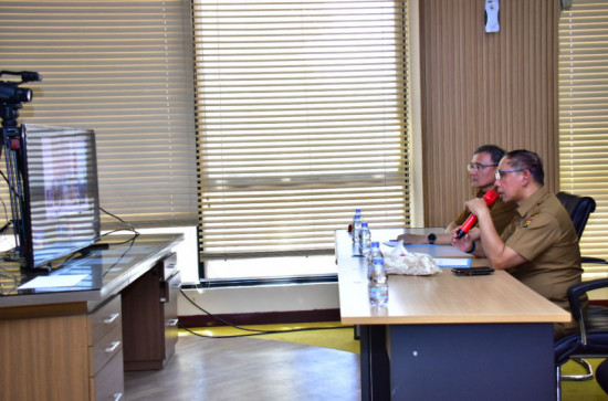 Pemerintah Kabupaten Kampar Mengikuti Zoom Meeting Bersama Kemendagri RI Tentang Sosialisasi TPP Kabupaten Kampar TA. 2025.