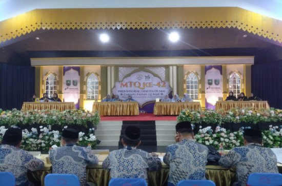 MTQ Ke-42 Provinsi Riau, Ketua LPTQ berharap Khafilah MFQ Tampil Maksimal Di Final.