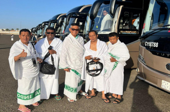 Jamaah Haji Kampar Kloter 5 Tiba di Mekkah