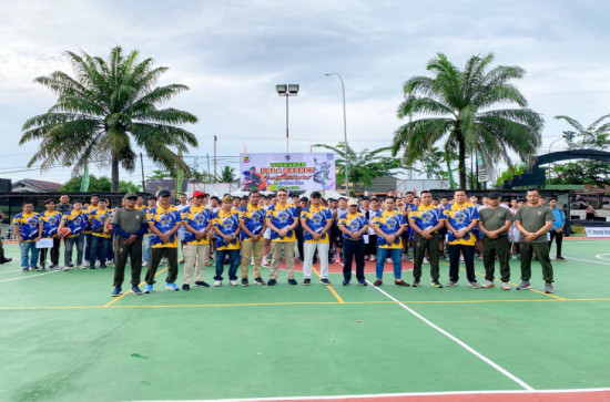 Meriahkan HUT TNI kr-79, Kodim 0313/KPR Gelar Kejuaraan Basket Antar Pelajar 