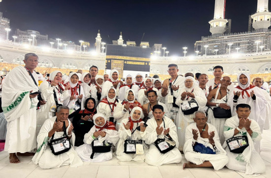 Jamaah Haji Kampar kloter 5 tuntaskan Umrah Wajib. 