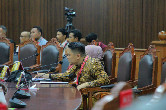 Sidang MK: Bawaslu Kampar Sampaikan Keterangan Dihadapan Majelis Hakim