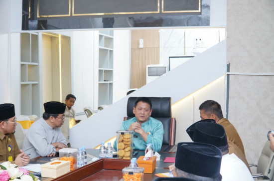 Pj Bupati Kampar Terima Audiensi Markas Islami Masjid Islamic Center dan Pimpinan Ormas Islam Kabupaten Kampar.