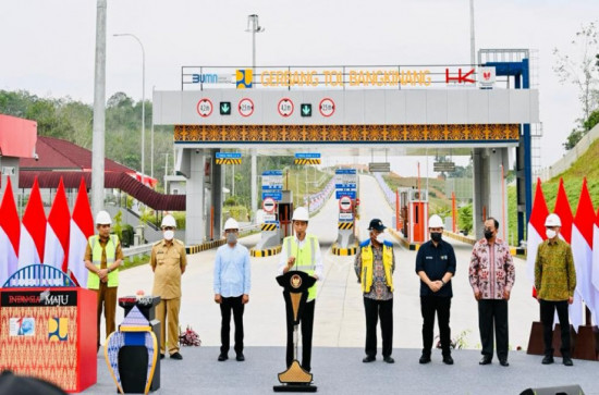 Resmikan Tol, Ini kunjungan Ketiga Presiden RI, Jokowi ke Kampar. 