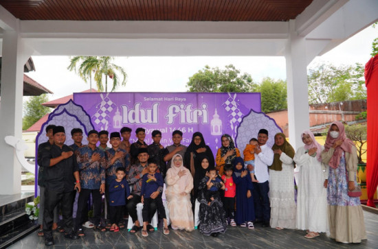 Open House Idul Fitri 1446 H di Rumah Dinas Wakil Bupati Kampar Meriah dan Penuh Kehangatan